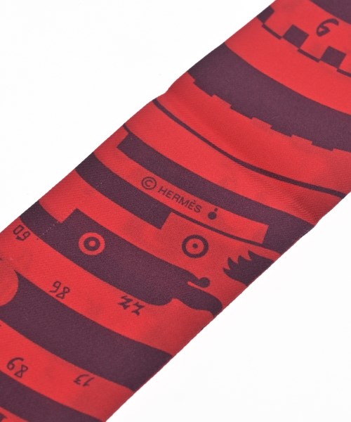 HERMES（エルメス）バンダナ・スカーフ 赤 サイズ:- レディース/2200611637574