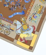 HERMES（エルメス）バンダナ・スカーフ 茶 サイズ:- レディース/2200619974916