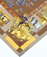 HERMES（エルメス）バンダナ・スカーフ 茶 サイズ:- レディース/2200619974916