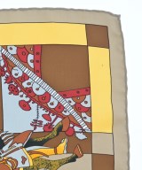 HERMES（エルメス）バンダナ・スカーフ 茶 サイズ:- レディース/2200619974916