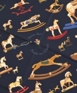 HERMES（エルメス）バンダナ・スカーフ 紺 サイズ:- レディース/2200619974947