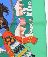 HERMES（エルメス）バンダナ・スカーフ 緑 サイズ:- レディース/2200619974961