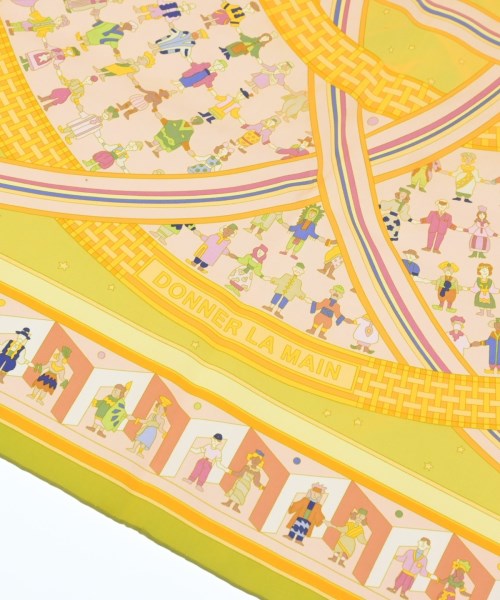 HERMES（エルメス）バンダナ・スカーフ 緑 サイズ:- レディース/2200619974978