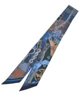 HERMES（エルメス）バンダナ・スカーフ 青 サイズ:- レディース/2200619362119