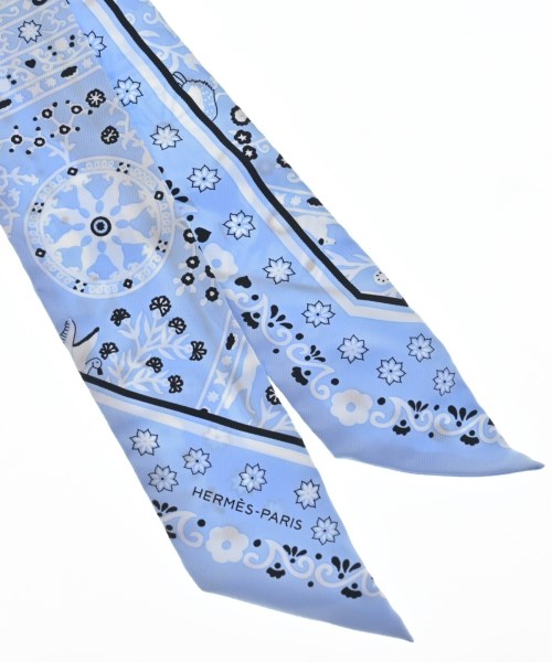 HERMES（エルメス）バンダナ・スカーフ 青 サイズ:- レディース/2200619362126