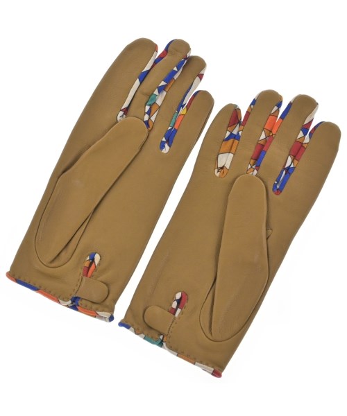 HERMES（エルメス）手袋 茶 サイズ:6.5 レディース/2200620596077