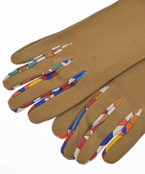 HERMES（エルメス）手袋 茶 サイズ:6.5 レディース/2200620596077