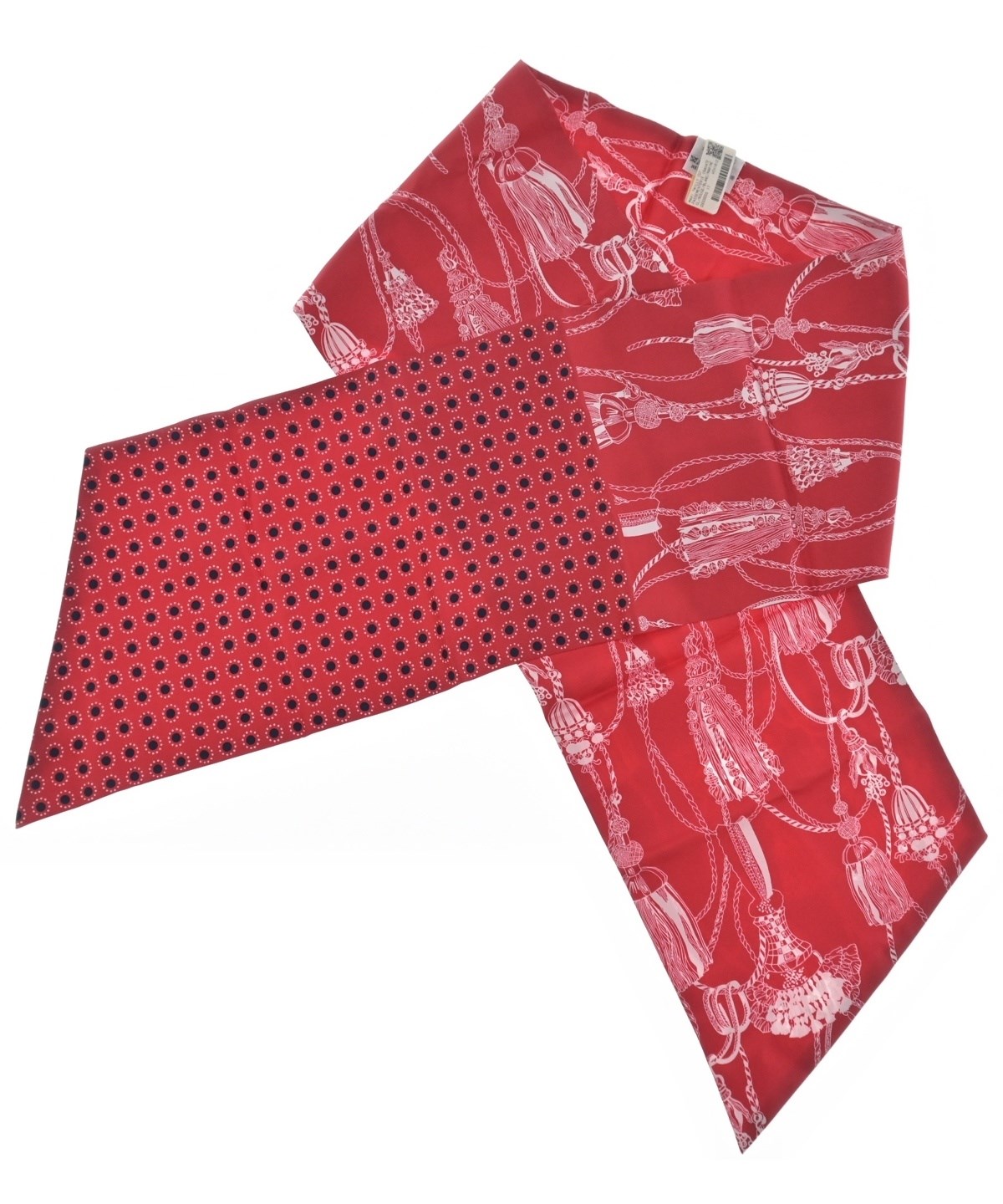 HERMES（エルメス）バンダナ・スカーフ 赤 サイズ:- レディース