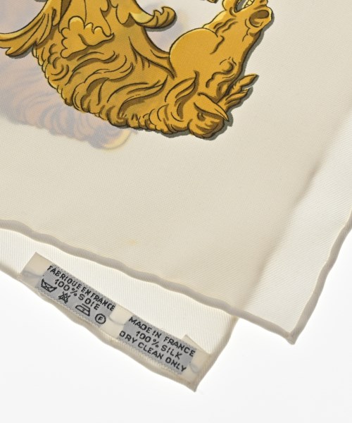 HERMES（エルメス）バンダナ・スカーフ 白 サイズ:90 レディース/2200620824040