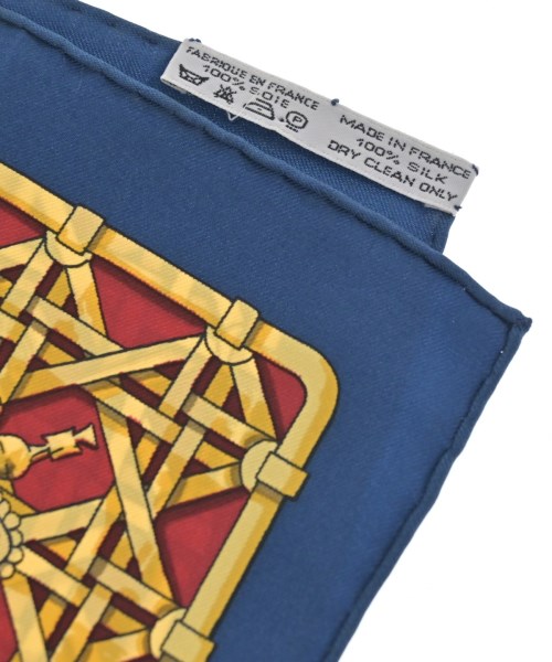 HERMES（エルメス）バンダナ・スカーフ 青 サイズ:90 レディース/2200620824057