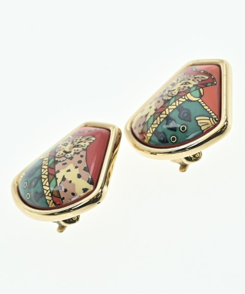 HERMES（エルメス）ピアス オレンジ サイズ:- レディース/2200620824101