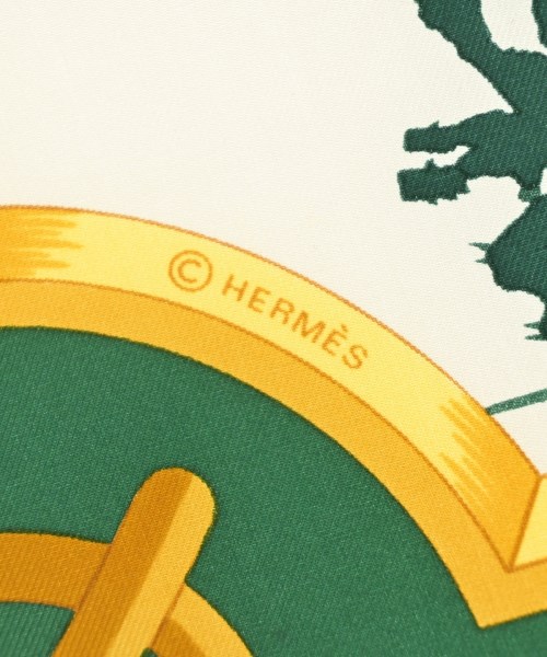 HERMES（エルメス）バンダナ・スカーフ 白 サイズ:- レディース/2200603590795