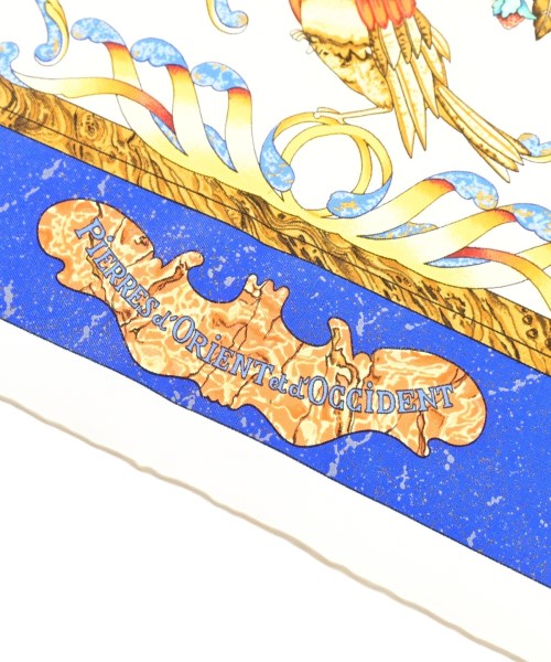 HERMES（エルメス）バンダナ・スカーフ 白 サイズ:90 レディース/2200603630033