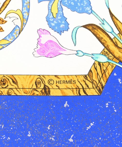 HERMES（エルメス）バンダナ・スカーフ 白 サイズ:90 レディース/2200603630033