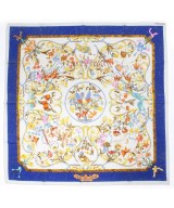 HERMES（エルメス）バンダナ・スカーフ 白 サイズ:90 レディース/2200603630033