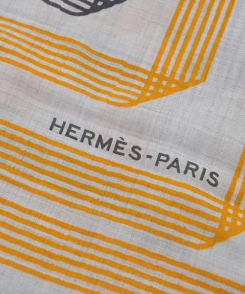 HERMES（エルメス）バンダナ・スカーフ グレー サイズ:140 レディース/2200605503083