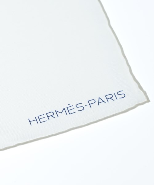 HERMES（エルメス）バンダナ・スカーフ 白 サイズ:90 レディース/2200605513020