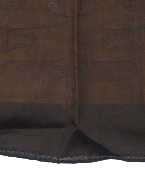 HERMES（エルメス）バンダナ・スカーフ 茶 サイズ:90 レディース/2200605513037