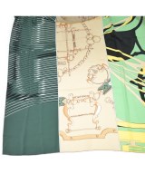 HERMES（エルメス）バンダナ・スカーフ 緑 サイズ:140 レディース/2200605513068