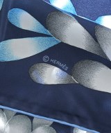 HERMES（エルメス）バンダナ・スカーフ 紺 サイズ:140 レディース/2200605513075