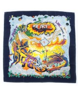 HERMES（エルメス）バンダナ・スカーフ 青 サイズ:90 レディース/2200603694400