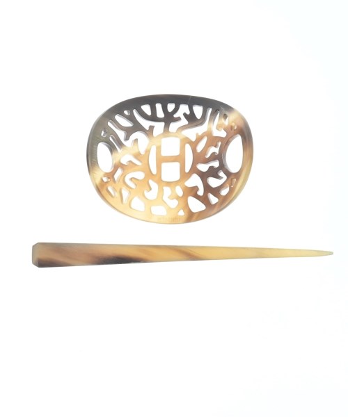 HERMES（エルメス）ヘアアクセサリー 茶 サイズ:- レディース/2200606917056