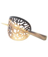 HERMES（エルメス）ヘアアクセサリー 茶 サイズ:- レディース/2200606917056