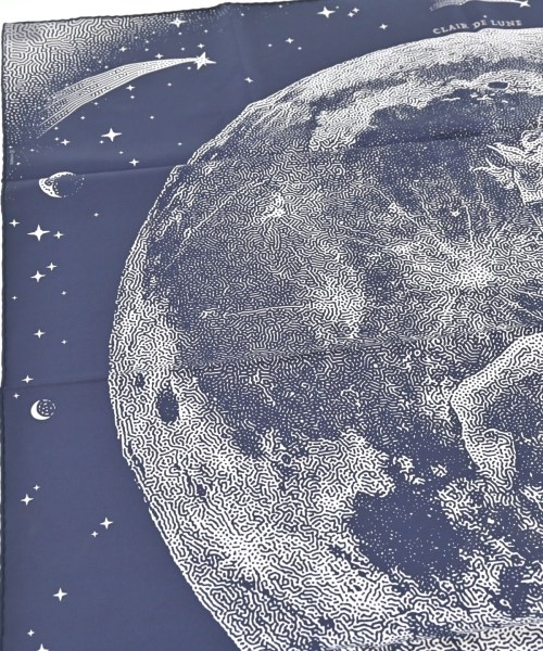 HERMES（エルメス）バンダナ・スカーフ 紺 サイズ:- レディース/2200607736038