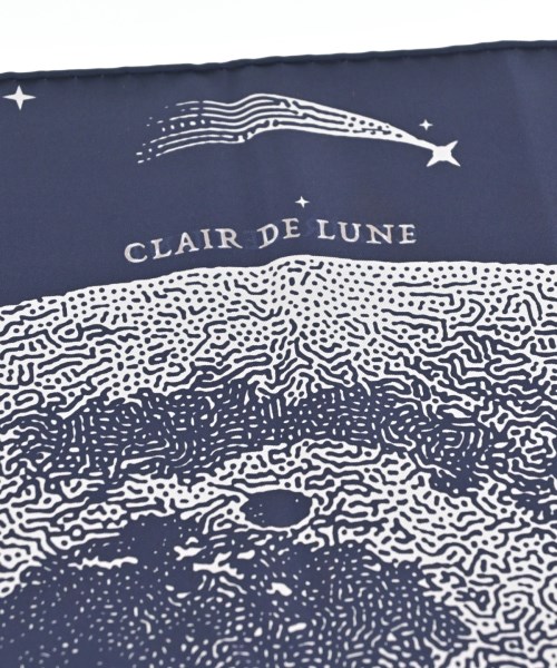 HERMES（エルメス）バンダナ・スカーフ 紺 サイズ:- レディース/2200607736038