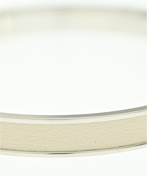 HERMES（エルメス）ブレスレット・バングル 白 サイズ:S レディース/2200608922171