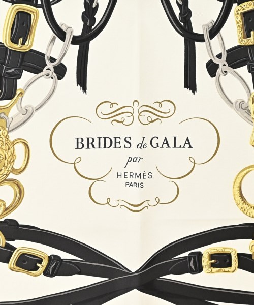 HERMES（エルメス）バンダナ・スカーフ 白 サイズ:90 レディース/2200672840029