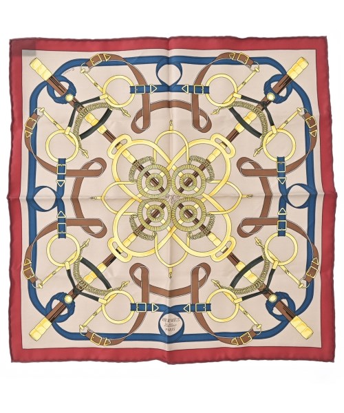 HERMES(エルメス)バンダナ・スカーフ ベージュ サイズ:45/2200673831057