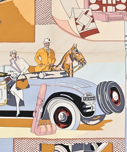 HERMES（エルメス）バンダナ・スカーフ 白 サイズ:90 レディース/2200675203029
