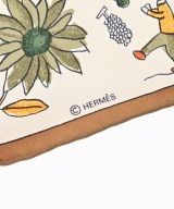 HERMES（エルメス）バンダナ・スカーフ 白 サイズ:45 レディース/2200668074773