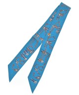 HERMES（エルメス）バンダナ・スカーフ 青 サイズ:- レディース/2200668074780