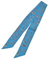 HERMES（エルメス）バンダナ・スカーフ 青 サイズ:- レディース/2200668074780