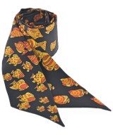 HERMES（エルメス）バンダナ・スカーフ 黒 サイズ:- レディース/2200668074797