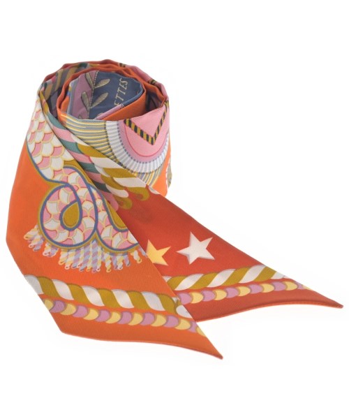 HERMES（エルメス）バンダナ・スカーフ オレンジ サイズ:- レディース/2200670577231