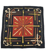 HERMES（エルメス）バンダナ・スカーフ 黒 サイズ:90 レディース/2200677499017