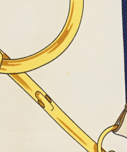 HERMES（エルメス）バンダナ・スカーフ 紺 サイズ:90 レディース/2200677499024