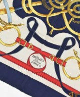 HERMES（エルメス）バンダナ・スカーフ 紺 サイズ:90 レディース/2200677499031