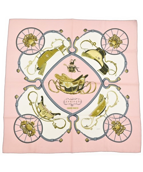 HERMES(エルメス)バンダナ・スカーフ ピンク サイズ:90/2200677499048