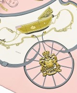 HERMES（エルメス）バンダナ・スカーフ ピンク サイズ:90 レディース/2200677499048