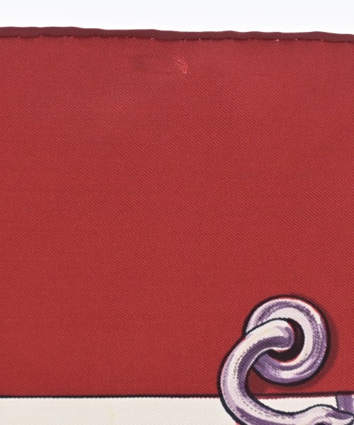 HERMES（エルメス）バンダナ・スカーフ 赤 サイズ:90 レディース/2200677499086