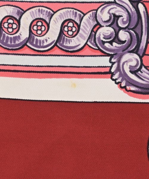 HERMES（エルメス）バンダナ・スカーフ 赤 サイズ:90 レディース/2200677499086