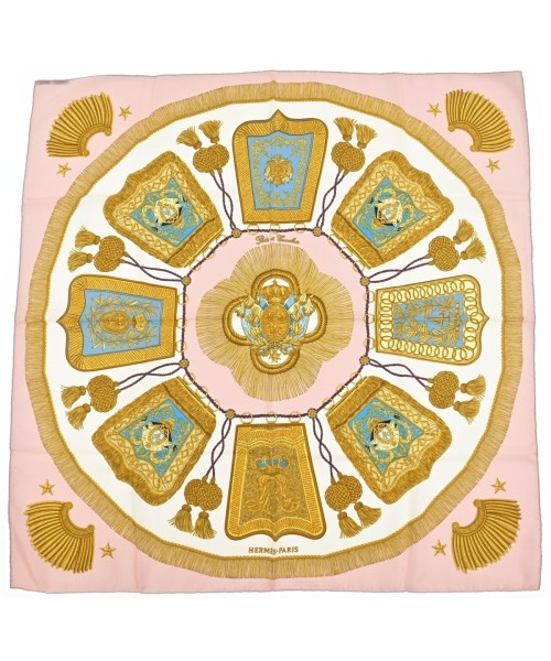HERMES(エルメス)バンダナ・スカーフ ピンク サイズ:90/2200677499109