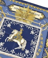 HERMES（エルメス）バンダナ・スカーフ 紺 サイズ:90 レディース/2200677499123