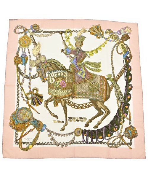 HERMES(エルメス)バンダナ・スカーフ 白 サイズ:90/2200677499147