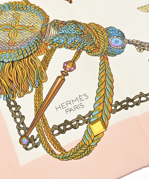 HERMES（エルメス）バンダナ・スカーフ 白 サイズ:90 レディース/2200677499147