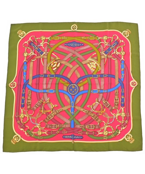 HERMES(エルメス)バンダナ・スカーフ カーキ サイズ:90/2200677499154
